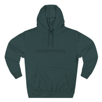 Sports Green Ghost Peak Hoodie Minimal Logo