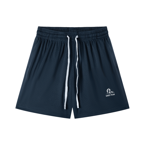 Mesh Ghost Peak Drawstring Shorts (5 Colors)