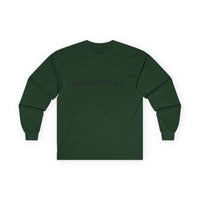 Forest Green Ghostpeak Long Sleeve Tee Minimal Logo