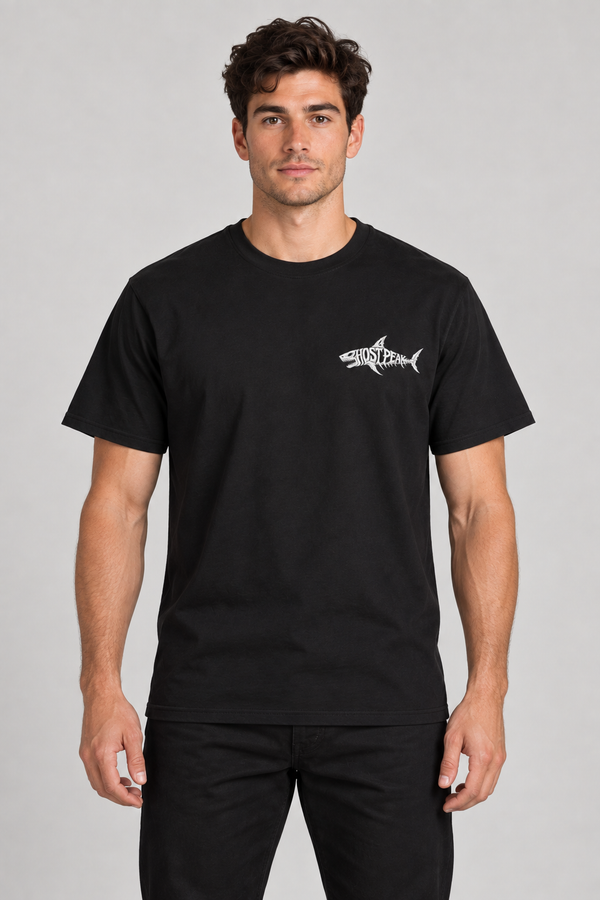 Ghost Peak Skeleton Shark T-Shirt